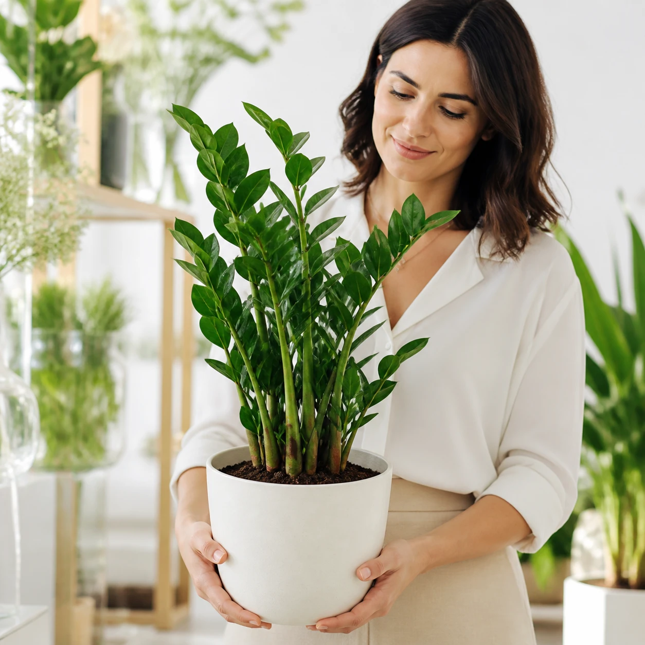 Zamioculcas Zamia Salon Bitkisi